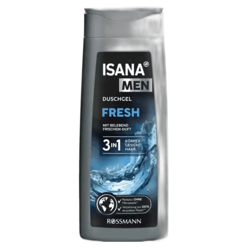 Isana Men Duschgel Fresh 3in1