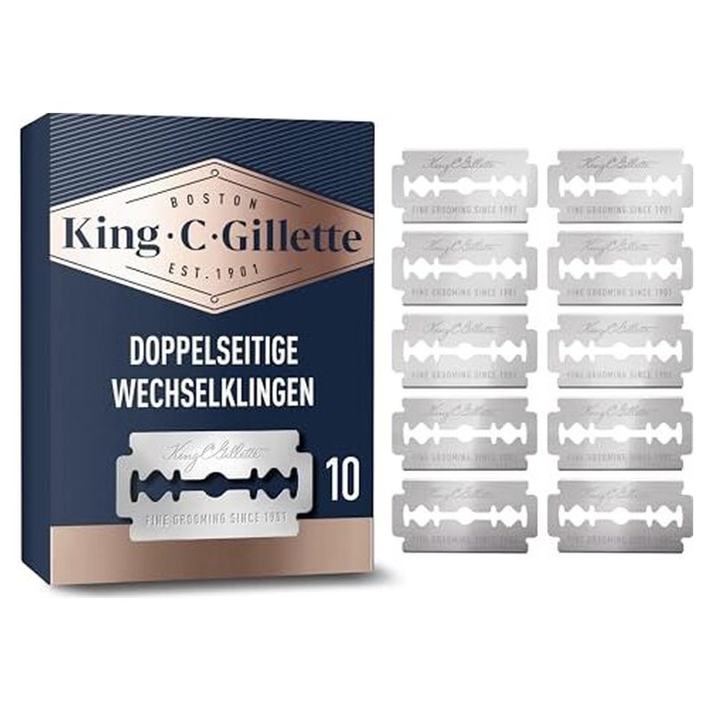 King C. Gillette Doppelseitige Wechselklingen