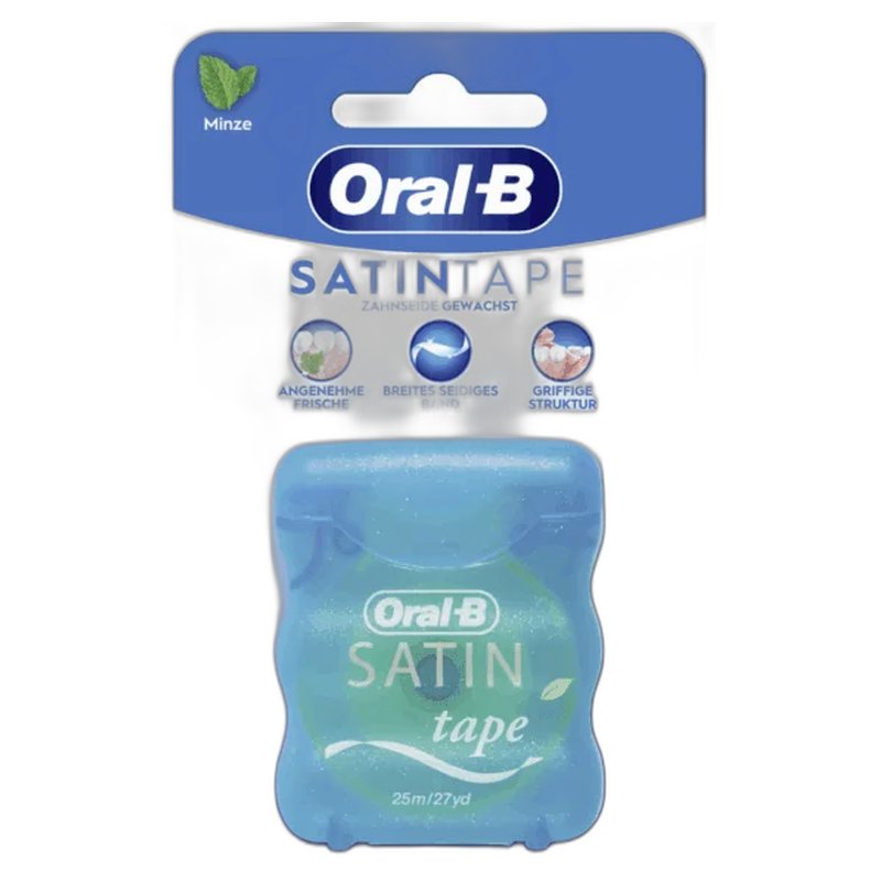 Oral B Satin Tape Zahnseide Gewachst Minze