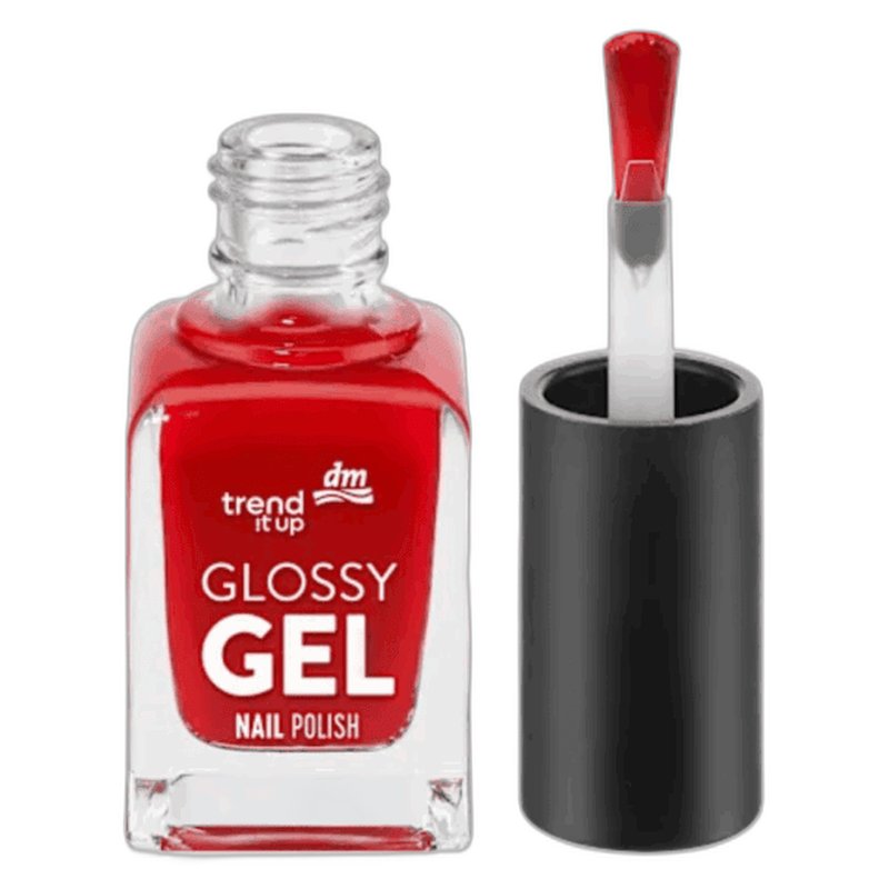 Trend !t Up Glossy Gel Nail Polish Dark Red