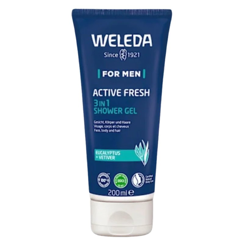 Weleda For Men Active Fresh 3 In 1 Shower Gel